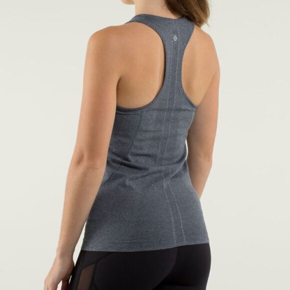 Lululemon Run Swiftly Tech Racerback Heathered Inkwell - Picture 3 of 9